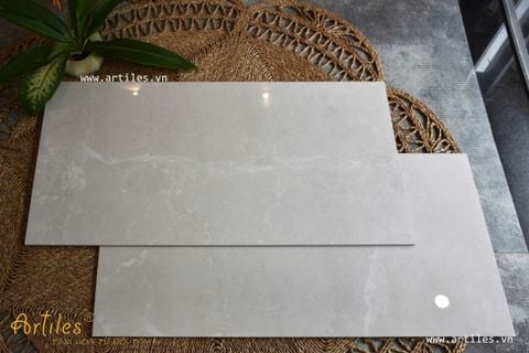  Gạch bóng vân đá kem 40x80cm ArtSA806 