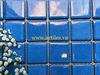 Gạch mosaic màu xanh dương  bóng ArtM975