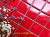 Gạch mosaic màu đỏ bóng 48x48mm Art16