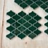 Gạch Mosaic Lồng Đèn Màu Xanh Lá Đậm