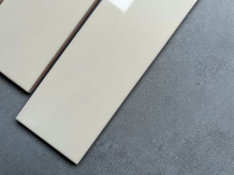  Gạch thẻ màu kem bóng phẳng 