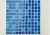 Gạch mosaic gốm men rạn màu xanh Art2538