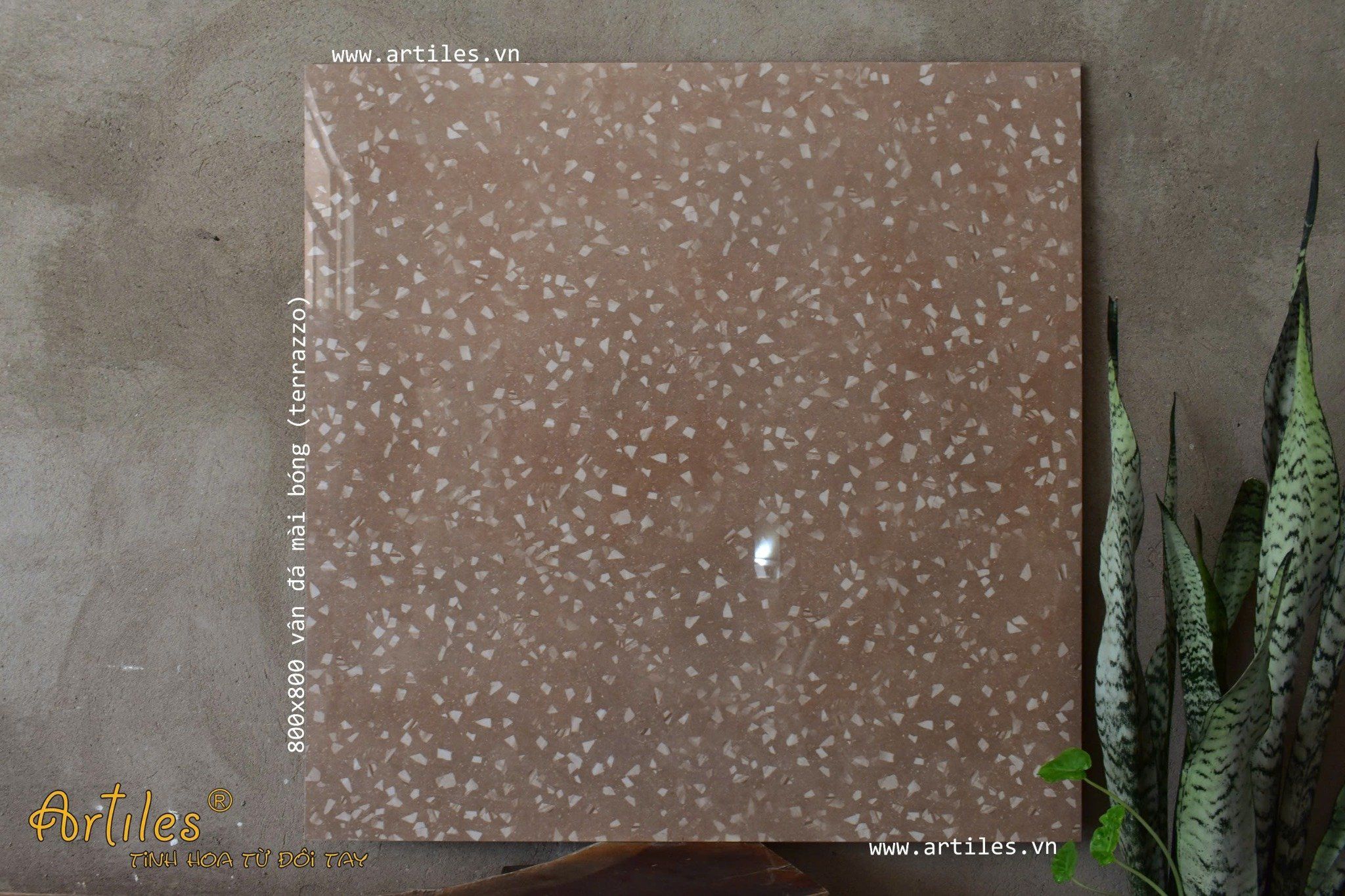 Gạch bóng kiếng vân terrazzo Art8803