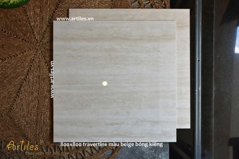  Gạch travertine 80x80cm bóng GP01 