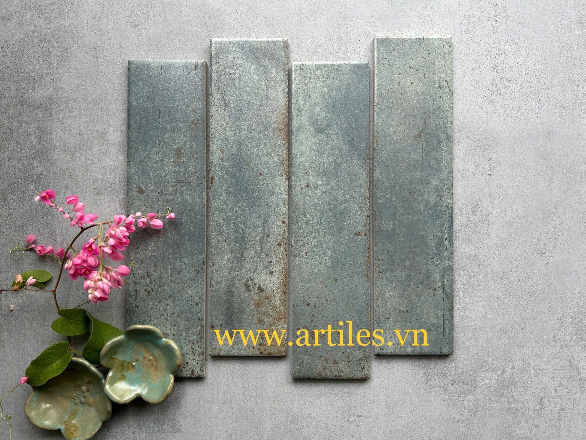 Gạch thẻ xanh dương loang mờ G18