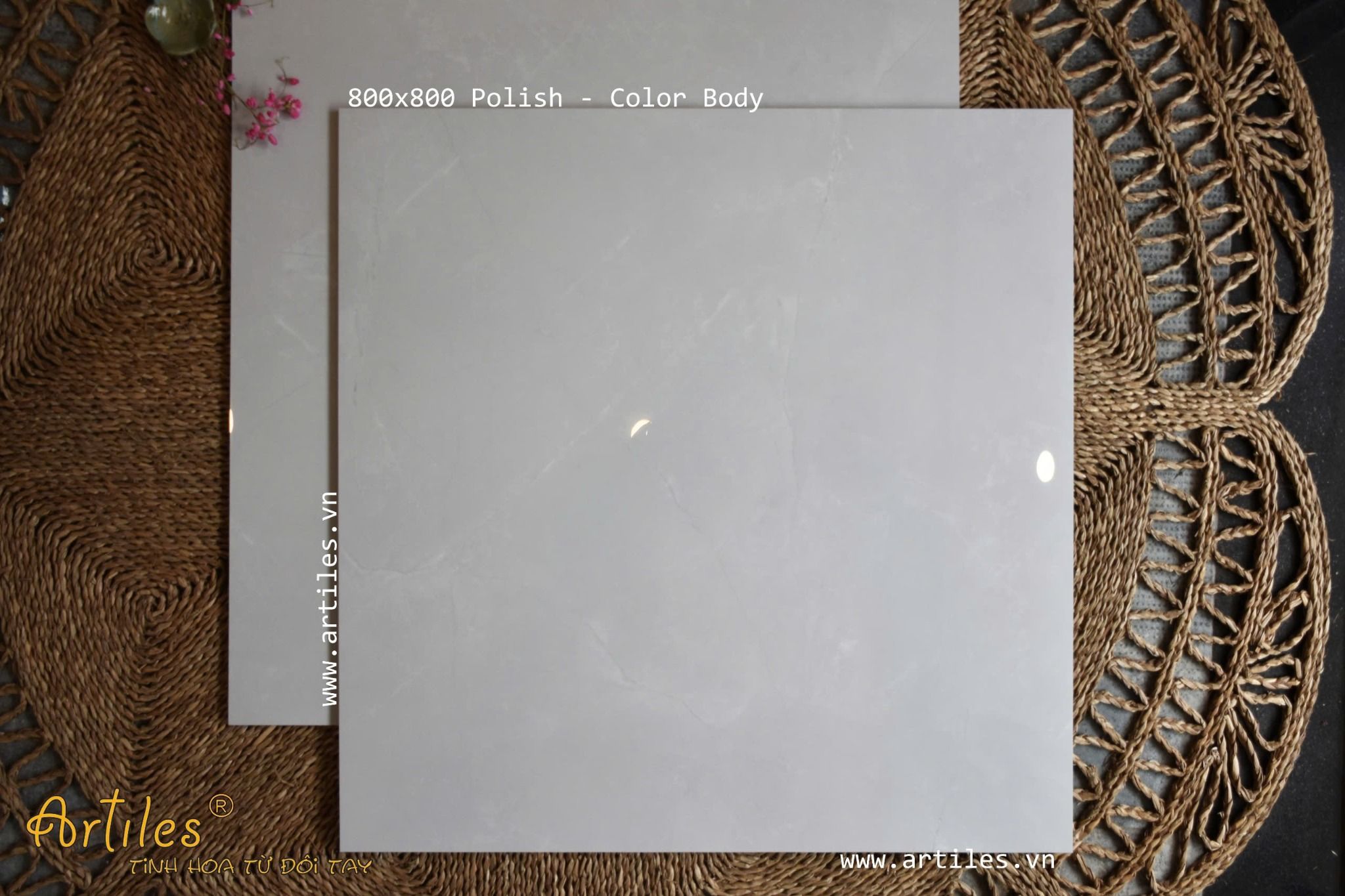 Gạch bóng kiếng 80x80 vân Marble ArtP025