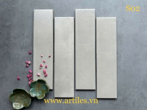  Gạch thẻ trắng mờ S02 