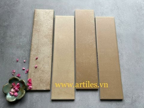  Gạch thẻ nâu laong màu mờ phẳng ArtS14 