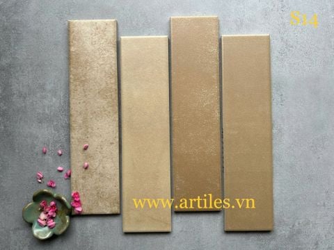  Gạch thẻ nâu mờ phẳng S14 