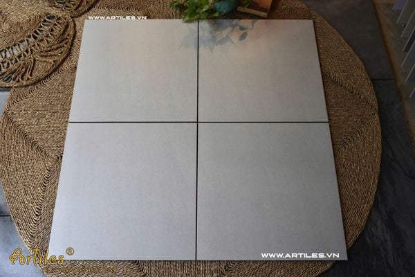 Gạch 60x60 màu xám trắng mờ ArtSM01