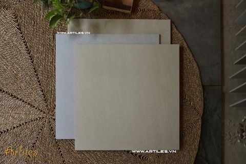  Gạch 60x60 màu vàng kem mờ ArtSM03 
