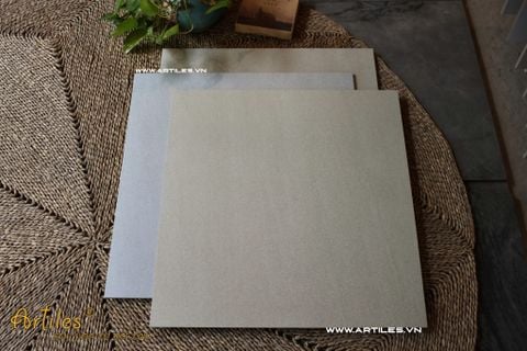  Gạch 60x60 màu vàng kem mờ ArtSM03 