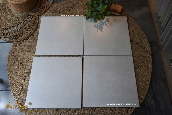 Gạch 60x60 màu xám trắng mờ ArtSM11