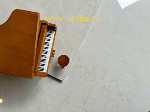 Gạch 60x60 bóng kiếng kem hồng Art20 
