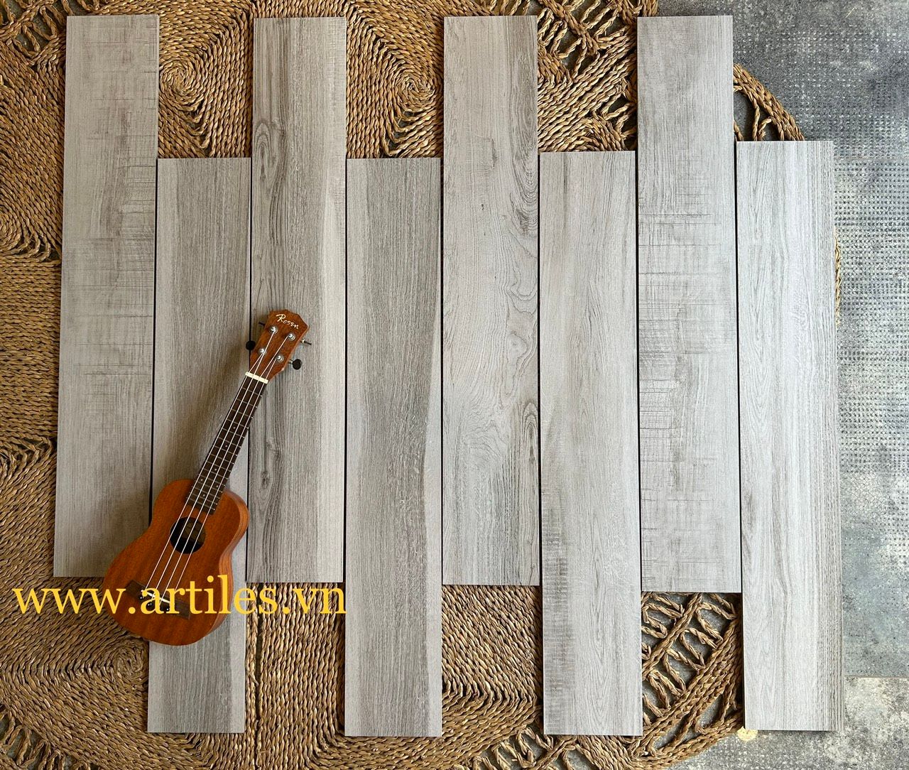 Gạch Lát Nền Giả Gỗ  15x90cm ArtZ14-05