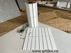 Gạch mosaic thanh que màu trắng ArtM01