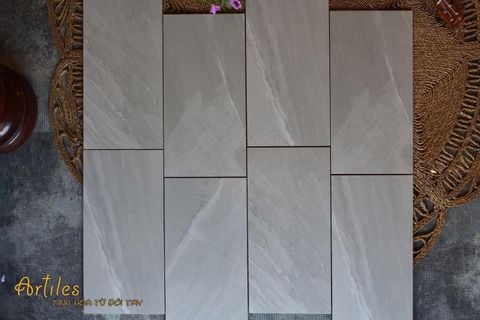  Gạch ốp lát nhà vệ sinh vân đá xám trắng 30x60cm 