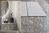 Gạch mosaic thẻ que màu trắng ArtM01