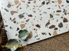 Gạch giả đá mài terrazzo màu cam màu nâu  Art6060 -Ter48