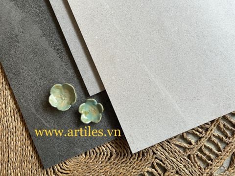  Gạch Lát Nền 80x80 Mờ Vân Đá Xám Art201M 