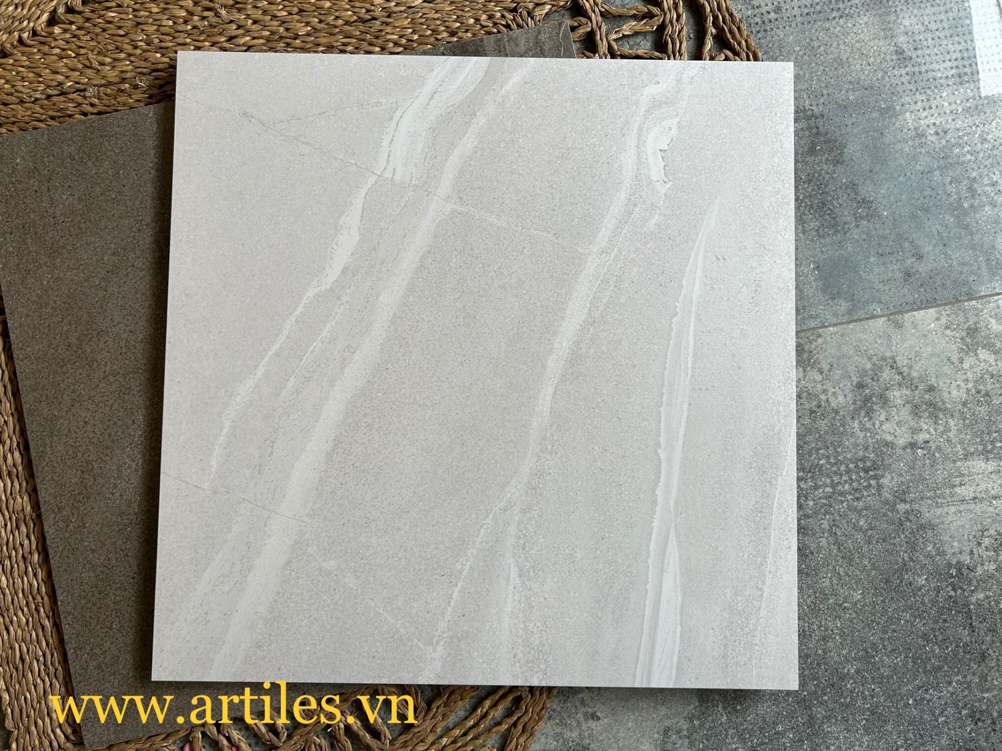 Gạch vân đá Màu xám trắng Art6612