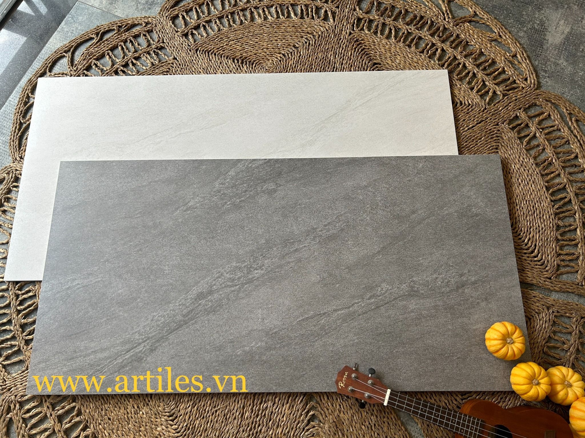 Gạch 60x120cm vân đá xám đậm ArtG67