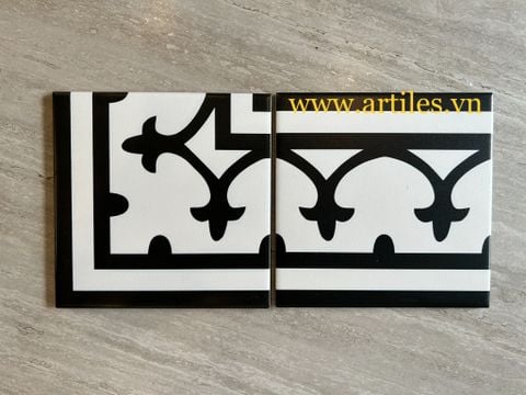  Gạch bông viền góc 