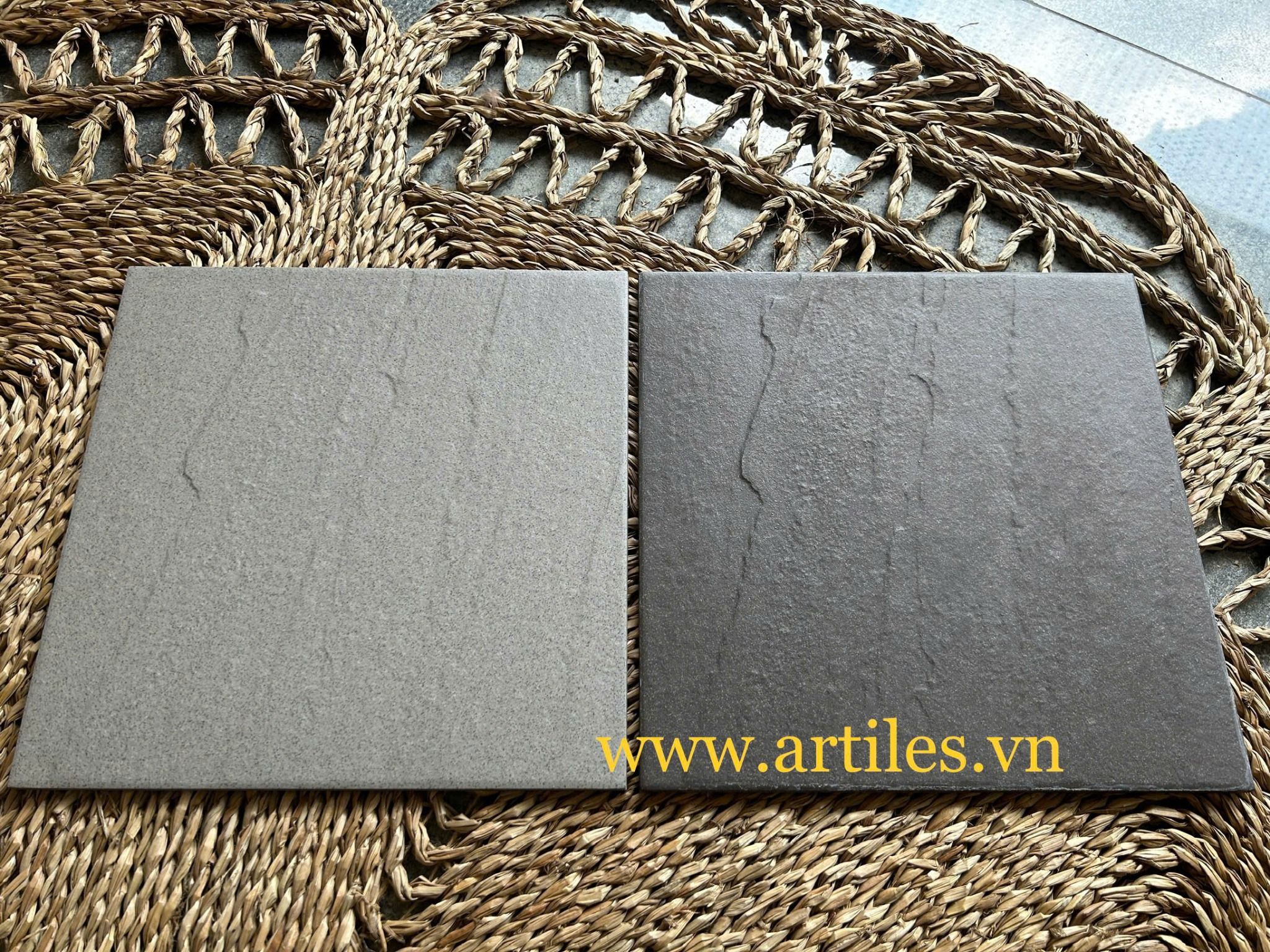 Gạch đá đồng chất lát sân giá rẻ