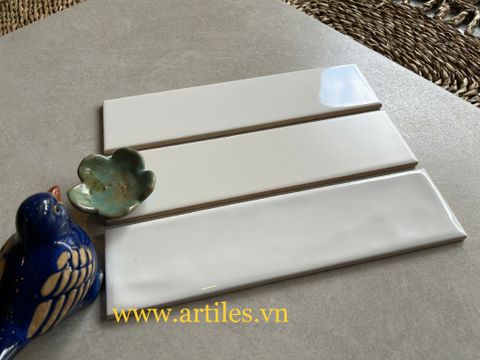  Gạch thẻ màu trắng 75x300mm 