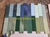 Gạch Thẻ 75x300mm màu xanh