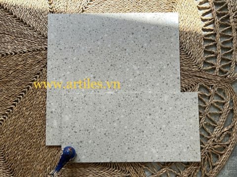  Gạch đá mài Terrazzo màu xám Art6060 -Ter23 