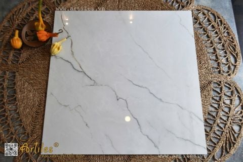  Gạch Lát Nền 1000x1000mm  trắng vân khói ArtAZ51-001 