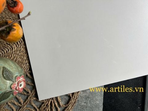  Gạch mờ mịn màu trắng kem ArtM711 