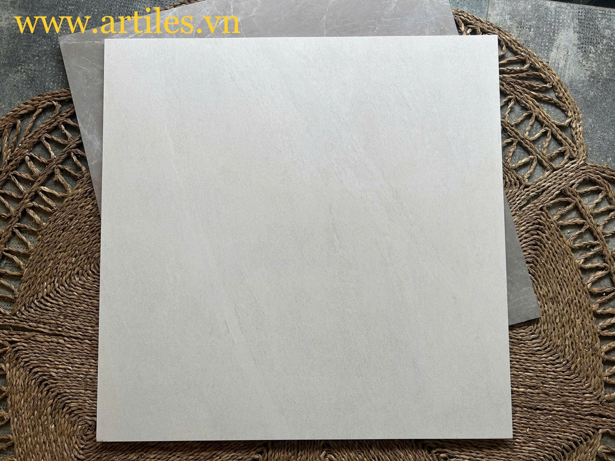 Gạch 90x90 vân cát xám trắng Art908