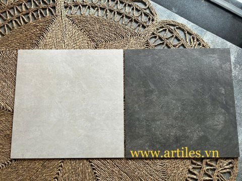  Gạch lát nền 60x60 màu xám đen 