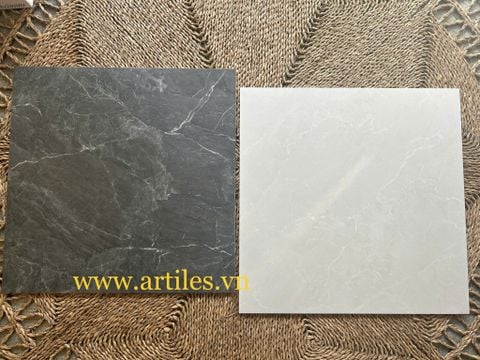  Gạch 60x60 vân đá xám đen Art66004 