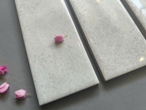  Gạch thẻ trắng bóng gợn hiệu ứng T00 