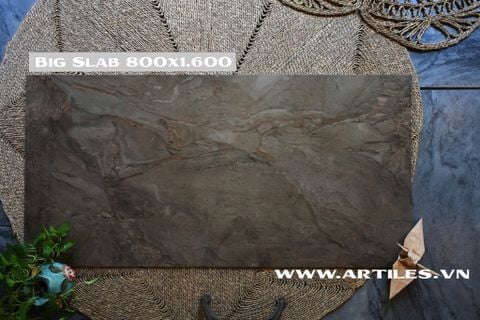  Gạch khổ lớn 800x1600mm vân đá nâu ArtP 