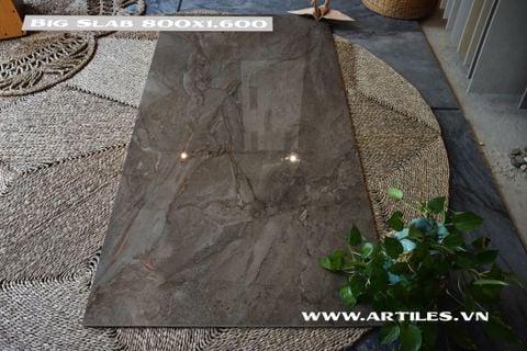  Gạch khổ lớn 800x1600mm vân đá nâu ArtP 