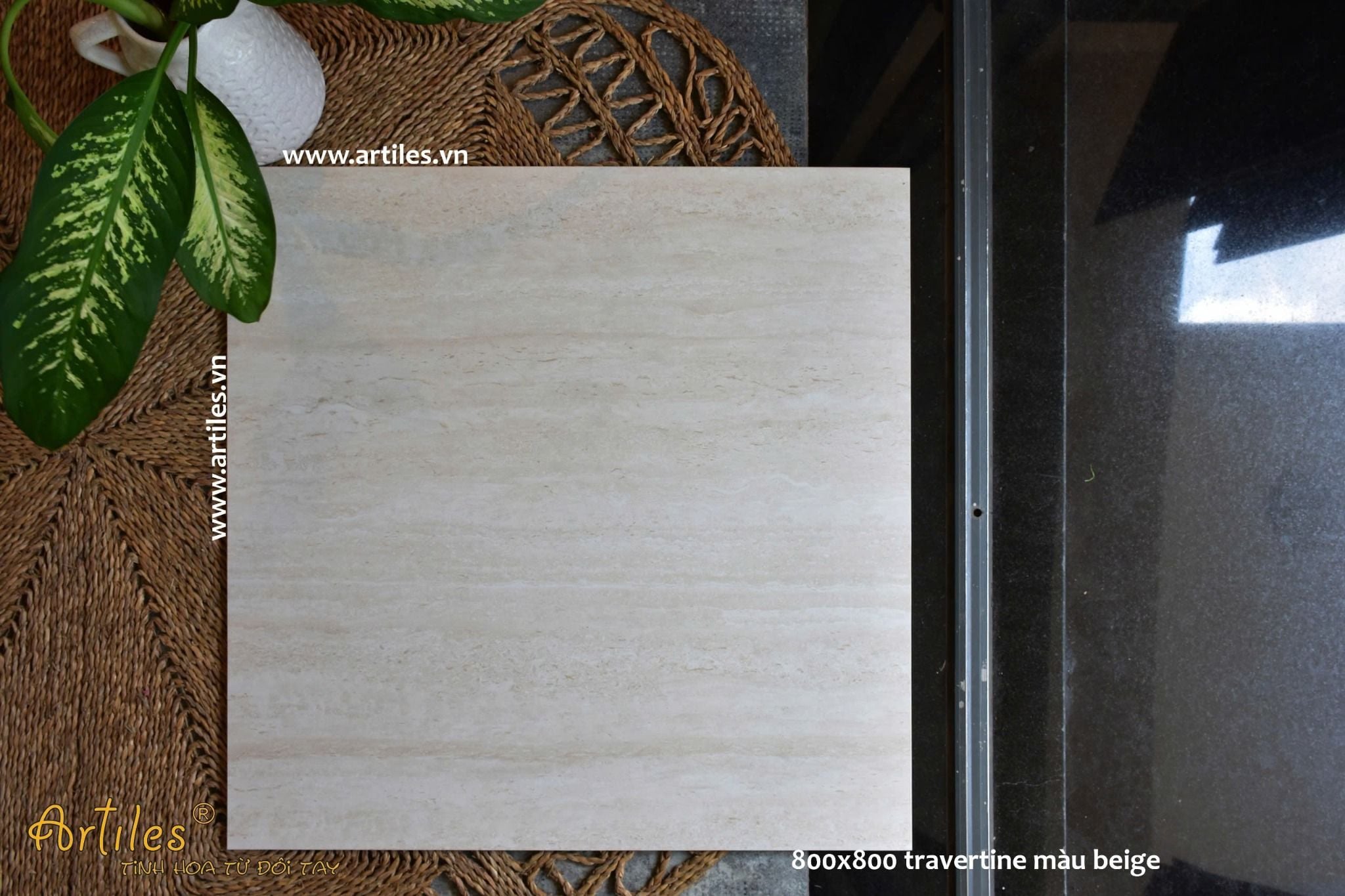Gạch travertine 80x80cm ArtG01