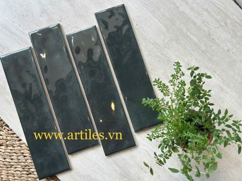  Gạch thẻ bóng lượn màu xám đen ArtP7 