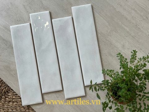  Gạch thẻ hiệu ứng bóng lượn màu trắng ArtP0 