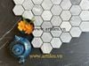 Mosaic đá tự nhiên hình lục giác