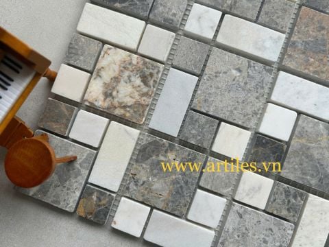  Đá mosaic ốp trang trí 