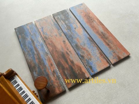  Gạch thẻ họa tiết sơn dầu 