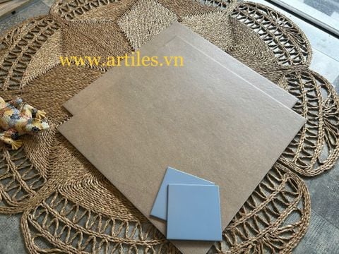  Đá mờ lát nền 80x80cm màu nâu 