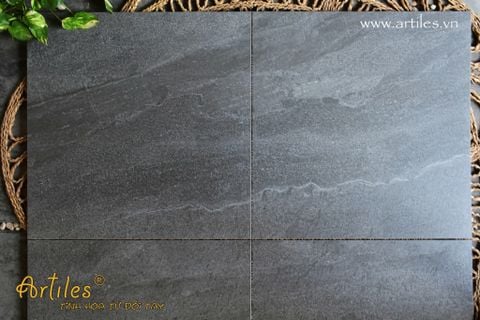  Gạch 60x60 vân xám đen Art05 