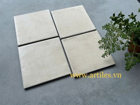  Gạch thẻ 150x150mm men mờ màu kem beige 01M 