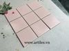 Gạch mosaic màu hồng mờ Art902
