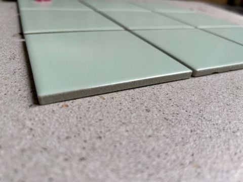  Gạch mosaic xanh mint 10x10cm Art905 